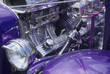 Car Detail at Classic Car Show  Kirkland  Washington  USA