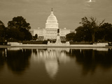 Capitol Building at Dusk  Washington DC  USA