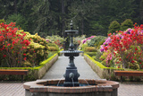 Fountain  Shore Acres Garden  Shore Acres State Park  Oregon  USA
