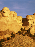 View of Mount Rushmore National Memorial  Keystone  South Dakota  USA