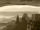 View of Mesa Arch at Sunrise  Canyonlands National Park  Utah  USA