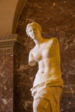 Venus De Milo Statue on Display at Musee Du Louvre  Paris  France