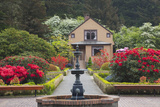Fountain  Shore Acres Garden  Shore Acres State Park  Oregon  USA
