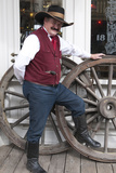 People in Period Dress in Virginia City  Nevada  USA