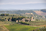 The Countryside Outside San Gimignano  Tuscany  Italy