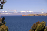 Royal Range of the Andes from Sun Island  Bolivia