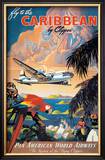 Pan American: Fly to the Caribbean by Clipper  c1940s