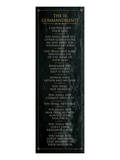 The 10 Commandments (black)