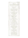 The 10 Commandments (white)