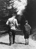 Father & Son Strolling