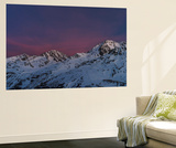 Sunrise  Mt Wildspitze  Mt Brochkogel  Mt Fluchtkogel  Oetztal Alps  Tyrol Austria