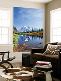 Mt Shuksan with Picture Lake  Mt Baker National Recreation Area  Washington  USA