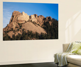 View of Mount Rushmore National Memorial  Keystone  South Dakota  USA