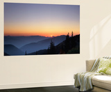 Obstruction Point at Sunset  Olympic National Park  Washington State  USA