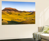 Panoramic  Bears Paw Mountains in Summer in Blaine County  Montana  USA