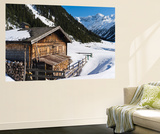 Wooden Mountain Hut  Valley Krimmler Achental  Hohe Tauern National Park  Austria