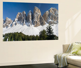 Geisler Mountains  Valley Villnoess  Dolomites  South Tyrol  Italy