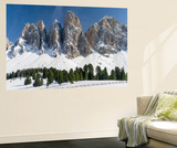 Geisler Mountains  Valley Villnoess  Dolomites  South Tyrol  Italy