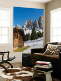 Geisler Mountains  Valley Villnoess  Dolomites  South Tyrol  Italy