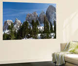Geisler Mountains  Valley Villnoess  Dolomites  South Tyrol  Italy