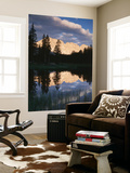 View of Reflecting Mountain in Bear River  High Uintas Wilderness  Utah  USA