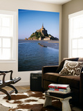 View of Mont Saint-Michel  Normandy  France