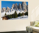 Geisler Mountains  Valley Villnoess  Dolomites  South Tyrol  Italy