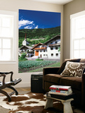 View of Town  Churches and Houses  Oetz  Tyrol  Austria