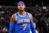 Boston  MA - January 24: Carmelo Anthony