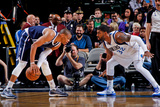 Dallas  TX - January 18: Russell Westbrook and OJ Mayo