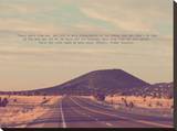 Driving on a Desert Road