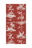 Toile in Crimson