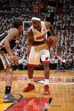 Miami  FL - JUNE 6 LeBron James and Kawhi Leonard