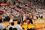 Miami  FL - JUNE 6 LeBron James and Gary Neal