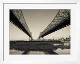 USA  Louisiana  New Orleans  Greater New Orleans Bridge and Mississippi River
