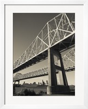 USA  Louisiana  New Orleans  the Greater New Orleans Bridge and Mississippi River