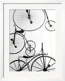 Bicycle Display at Swiss Transport Museum  Lucerne  Switzerland