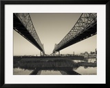 USA  Louisiana  New Orleans  Greater New Orleans Bridge and Mississippi River