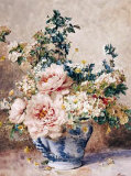 Apple Blossoms with Peonies