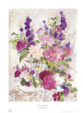 Peonies and Delphinium