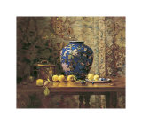 Oriental Vase with Crab Apples