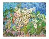 Blossoming Chestnut Branches  c1890
