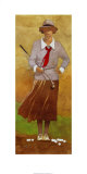 Vintage Woman Golfer