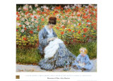 Camille Monet & Child in Artists Garden