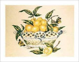 Lemons in a Porcelain Basket