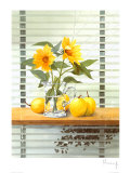 Fenster mit Sonnenblumen