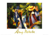 Girls Under the Trees