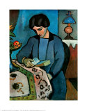 Blue Girl Reading