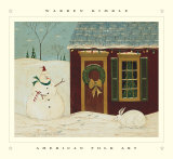 House with Snowman