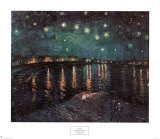 Starry Night over the Rhone  c1888